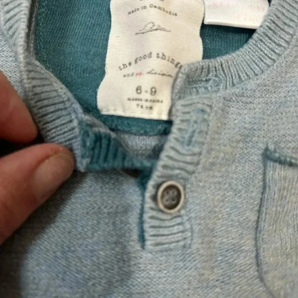 Zara light blue sweater - Picture 3 of 4